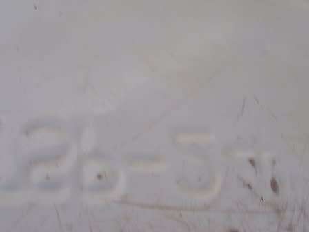 Vintage Enamel Large Basin with Side Handels