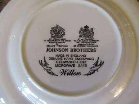 Collection of 25 Pieces of  Blue Willow  Pattern Plates and Bowls