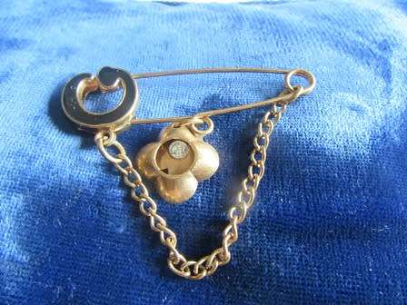 Safety Pin Brooch