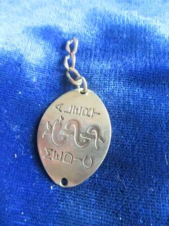 9ct Gold Medic Alert Pendant - Allergy to Penicillin