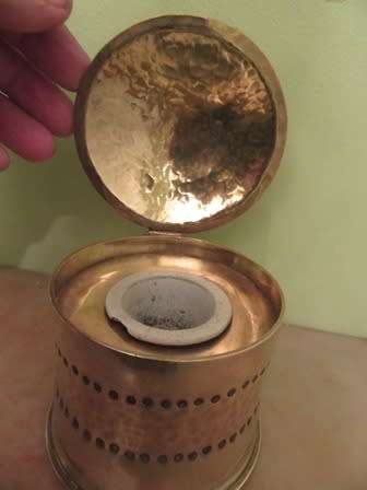 Stunning Trench Art Ink Well