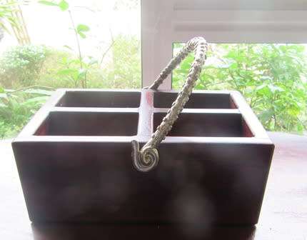 Vintage Carol Boyes Cutlery Basket