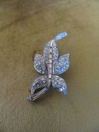 Vintage Diamante Brooch