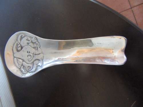 Carol Boyes Style Spoon Rest with Carved Elephant Detail