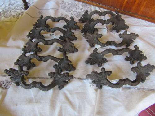 Vintage Wrought Iron Door Handels x10 @95.00 Each