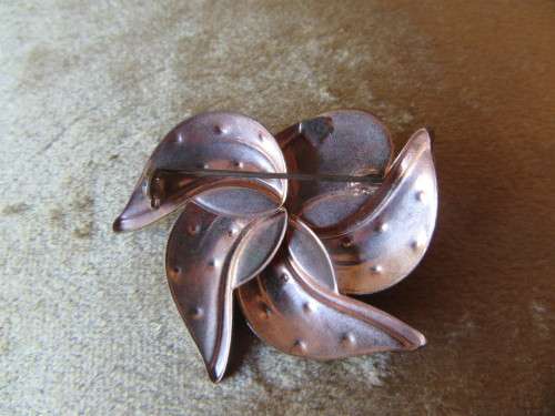 Vintage Opal Style Stone Brooch