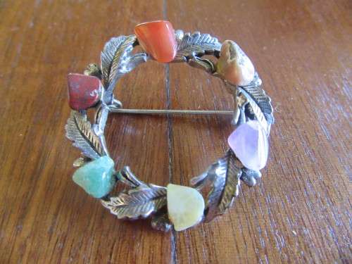 VintageSemi Preciouse Stone Brooch