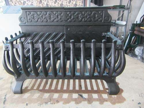 Vintage Cast Iron Fire Basket