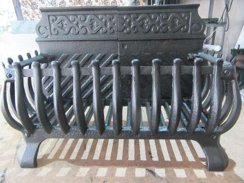 Vintage Cast Iron Fire Basket