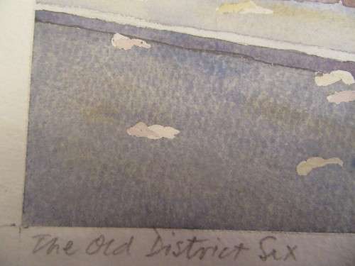 Watercolour By Brian McKendrick SA Artist Unframed "District Six"