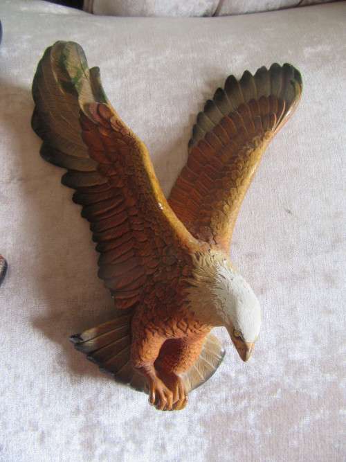 Pair of Bossons Eagle Wall Plaques