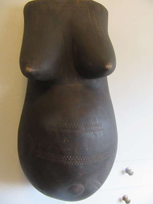 Makonde Tribe Fertility Mask Torso Antique