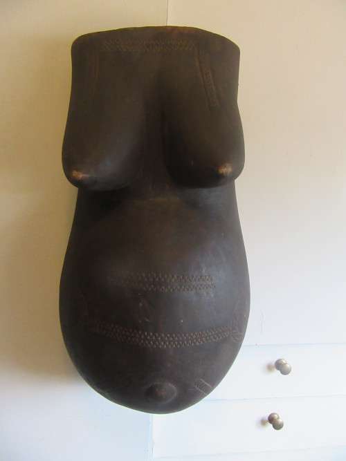Makonde Tribe Fertility Mask Torso Antique