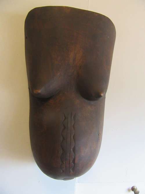 Makonde Tribe Fertility Mask Torso Antique