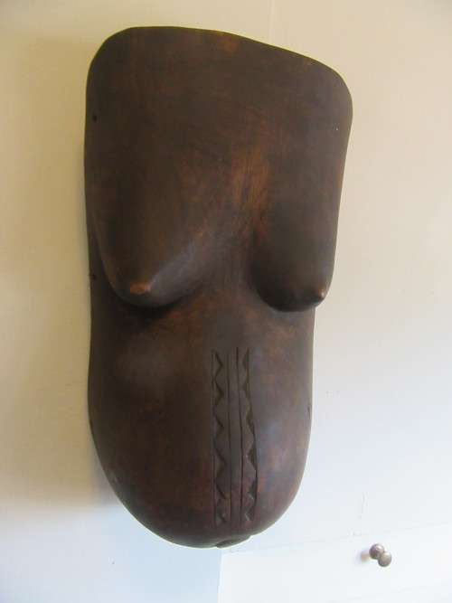 Makonde Tribe Fertility Mask Torso Antique