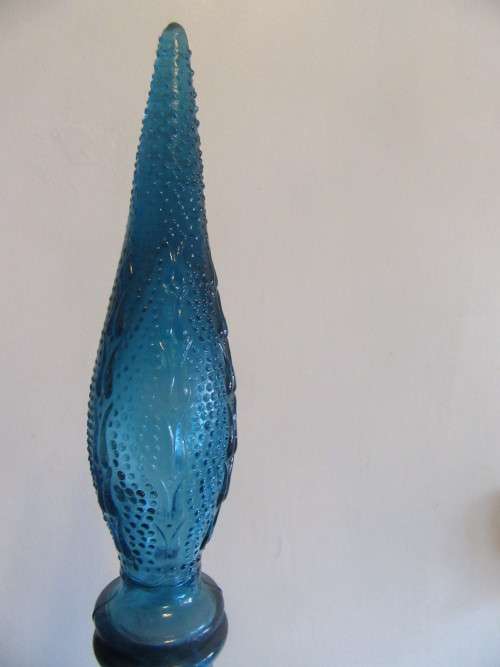 Teal l Glass Decanter