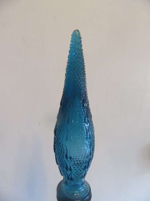 Teal l Glass Decanter