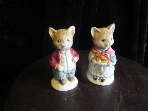 Otagiri Japan Cat Salt & Pepper Shakers