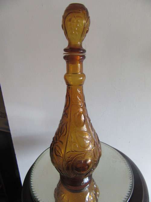 Amber  Glass Decanter