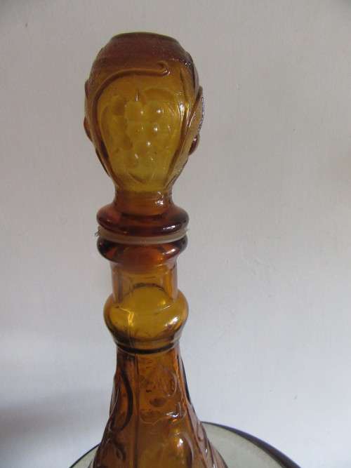 Amber  Glass Decanter