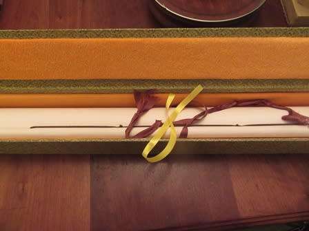 Chinese Long  Silk Scroll Panel