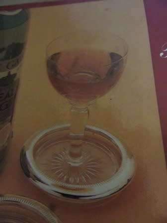 Set of 4 Glass and Silver Plated Coasters