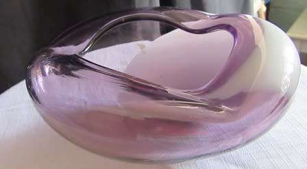 Stunning Art Glass Ashtray