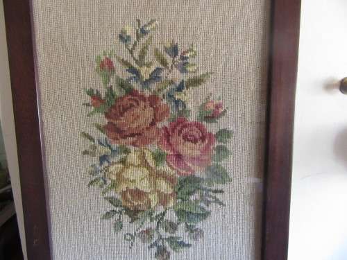 Beatifully Framed Rose Tapestry