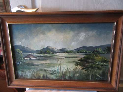 SA Artist G Hulsen Framed Landscape Painting