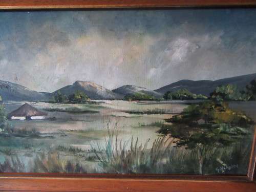 SA Artist G Hulsen Framed Landscape Painting
