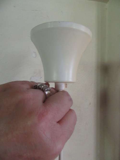 Red Enamel Hanging Light