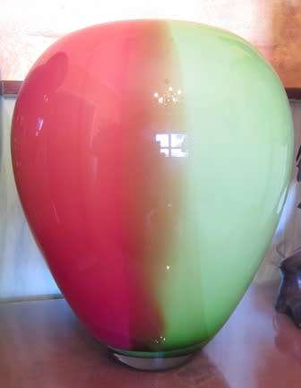 Murano Art Glass Large Statement Piece Vase