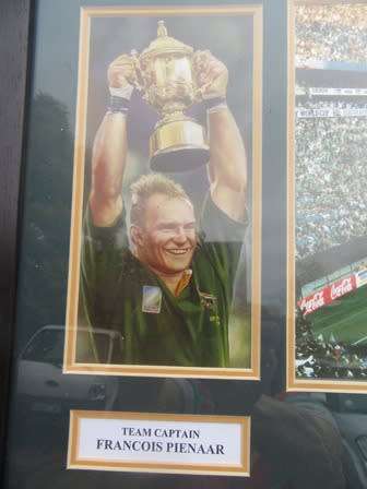 Framed Large 1995 & 1997 SA World Cup Rugby Champions