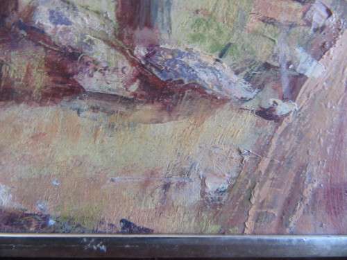 Landscape Painting by Unknown Artist Framed