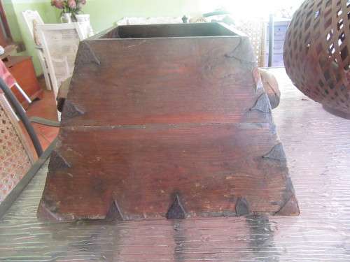 Antique Chinese Rice Bucket with Side Handles C1800