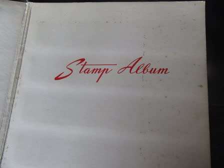 Vintage Stamp Album With Stamps