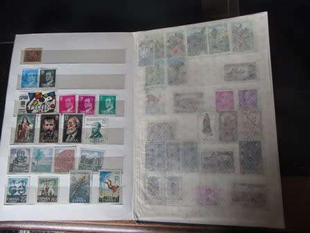 Vintage Stamp Album With Stamps