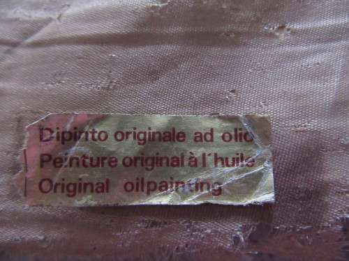 Beautifully Framed Original Oil Floral Painting Framed with Bubble Glass