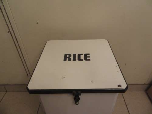 Vintage Enamel Rice Bin  - For Marelizv. Only