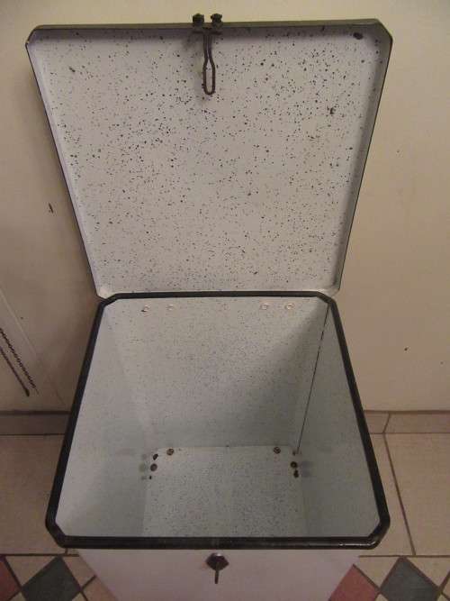 Vintage Enamel Rice Bin  - For Marelizv. Only