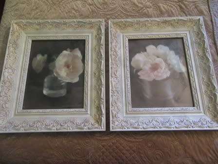 Pair of Beautifully Framed Rose Prints By Bruce Hamilton Dorn