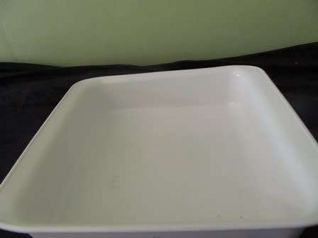 Vintage Corningware Square Casserole and Sauce Pot