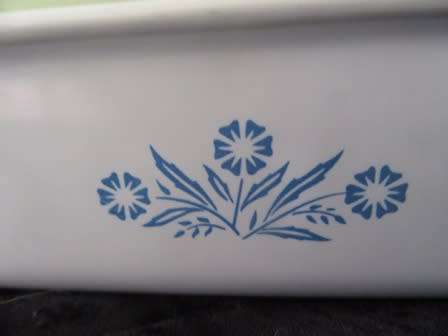 Vintage Corningware Square Casserole and Sauce Pot