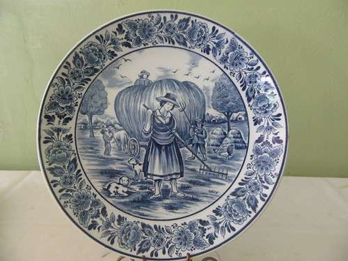 Blue Delft Blauw Rack Plate