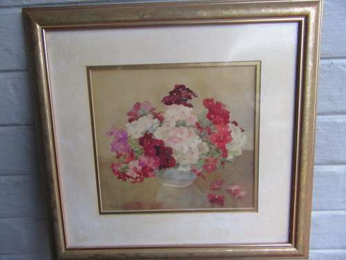 Pair of Watercolour Paintings by Mildred Hall
