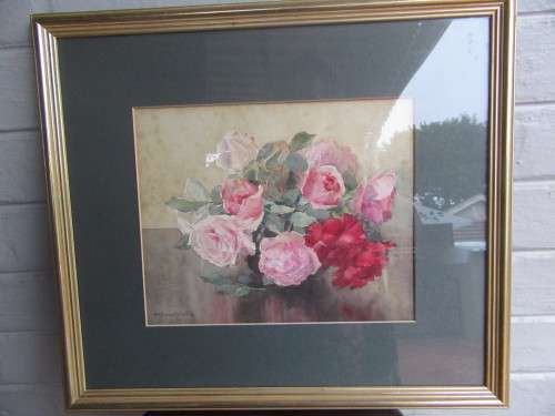 Pair of Watercolour Paintings by Mildred Hall