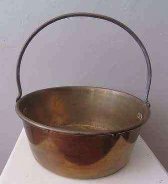 Stunning Antique  Brass Jam Pot