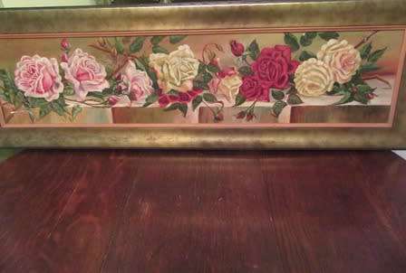 Framed Rose Painting By A Mac Rae