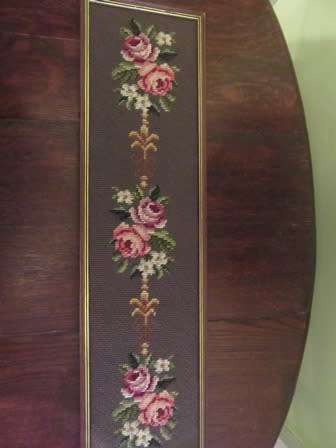 Framed Tapestry of Roses & Flowers
