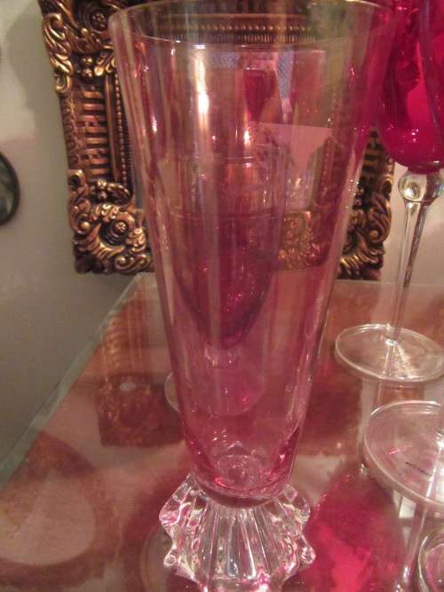 Selection of 21 Red Wine , sherry Glasses and Flutes